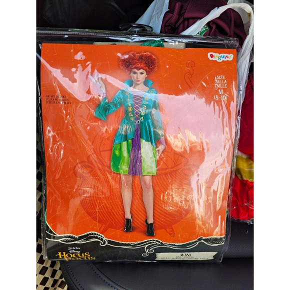 Disguise Other - Disguise Hocus Pocus Winifred Sanderson Adult Dress Costume M (8-10) No Wig